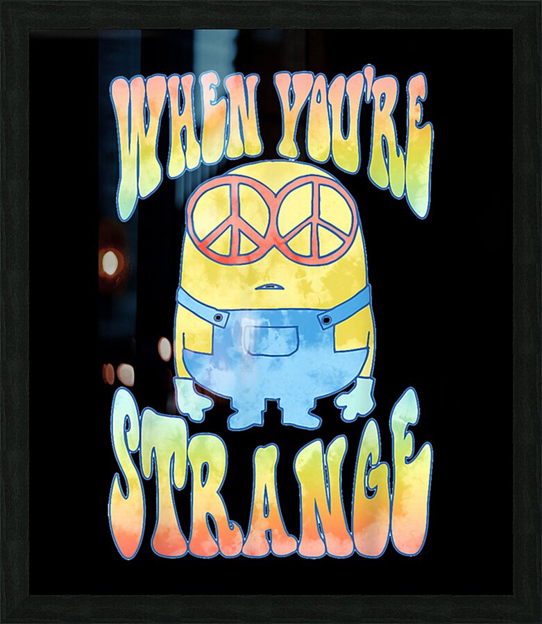 Minion 4 Picture Frame print