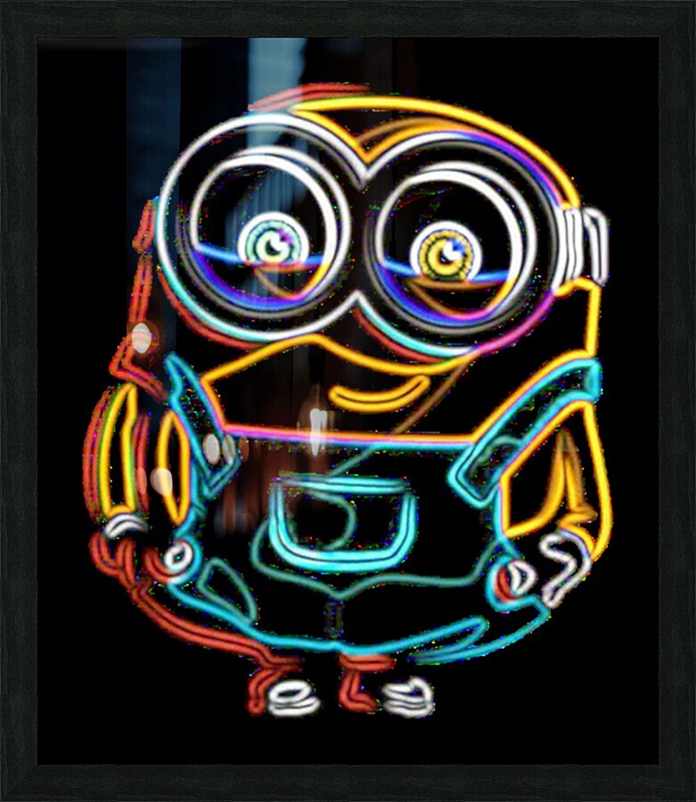 Minion 5 Picture Frame print