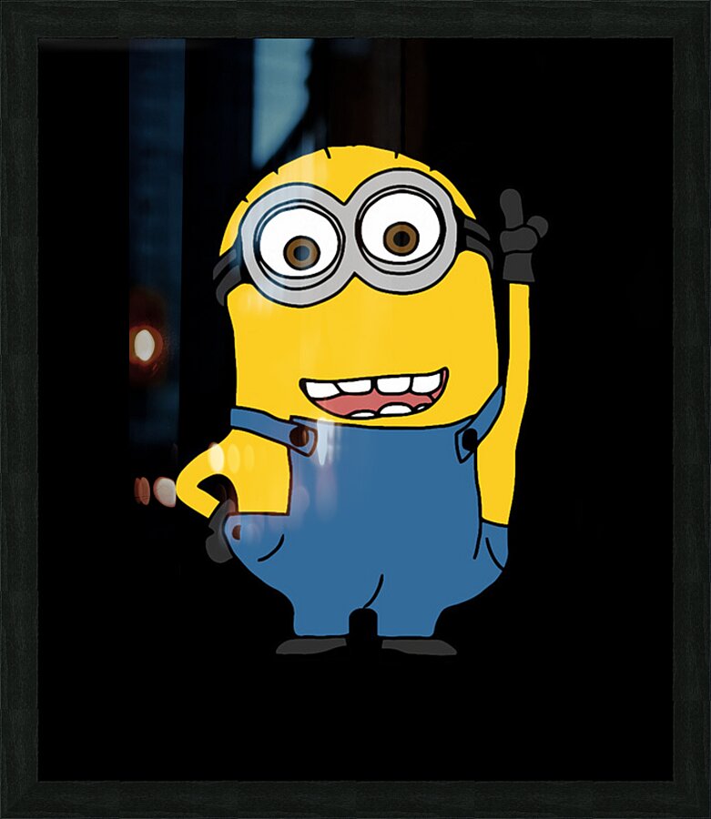 Minion 6 Picture Frame print