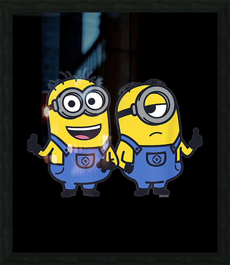 Minion 7 Picture Frame print