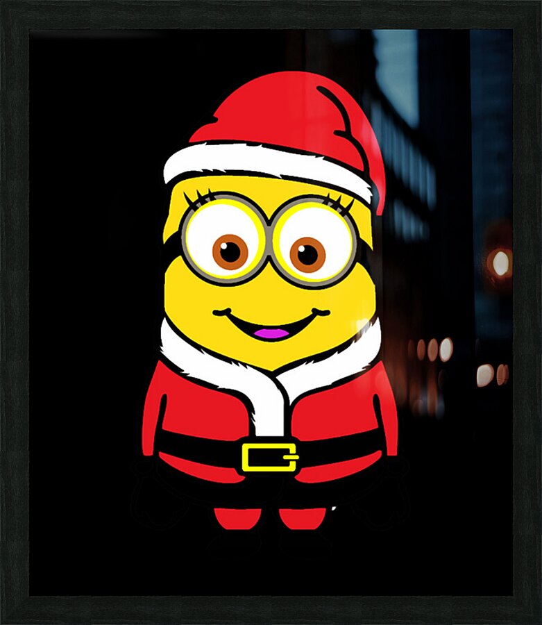 Minion 8 Picture Frame print