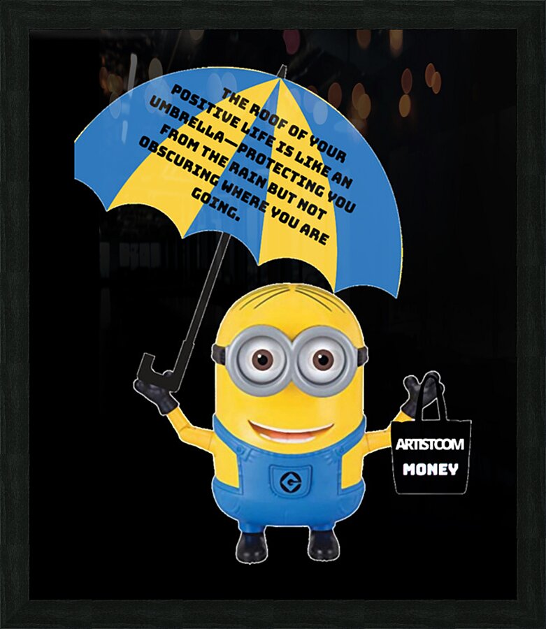 Minion 14 Picture Frame print