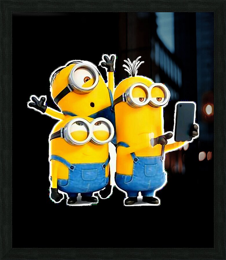 Minion 17 Picture Frame print