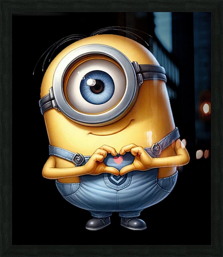 Minion 21 Picture Frame print
