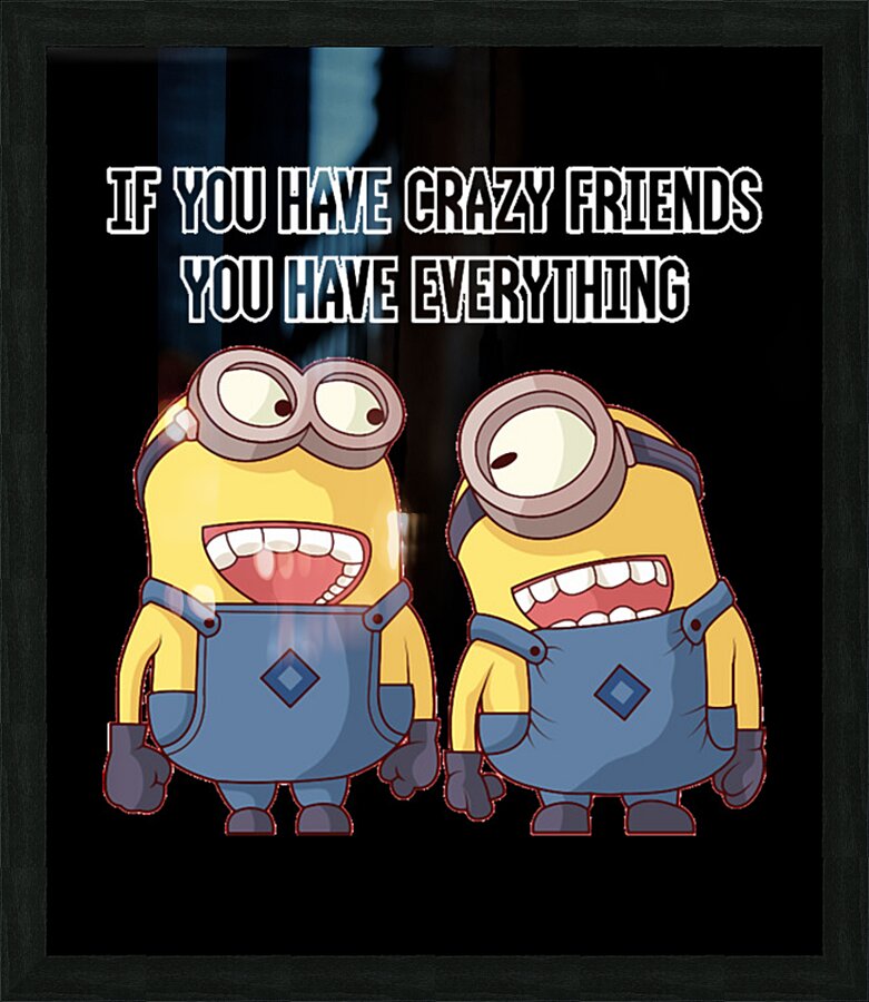Minion 22 Picture Frame print