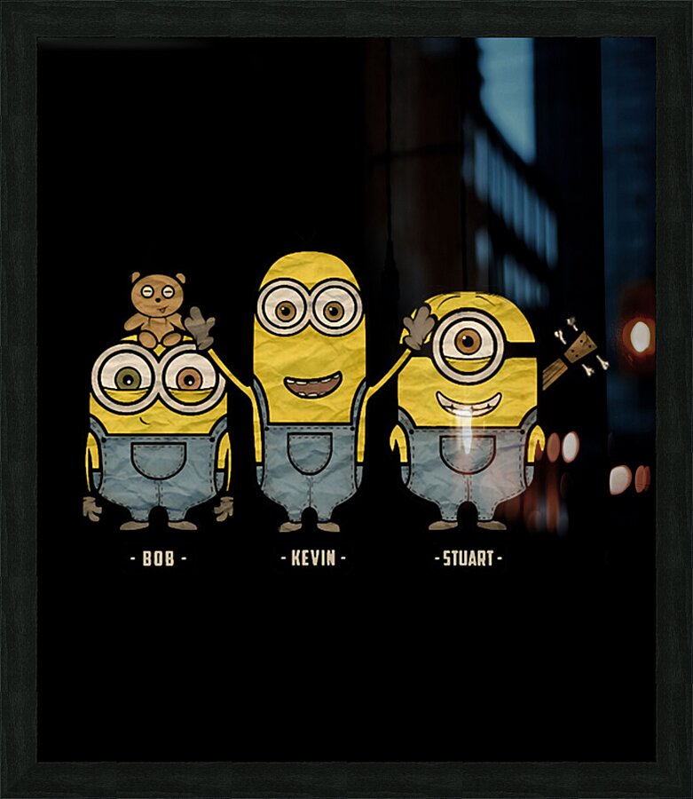 Minion 24 Picture Frame print