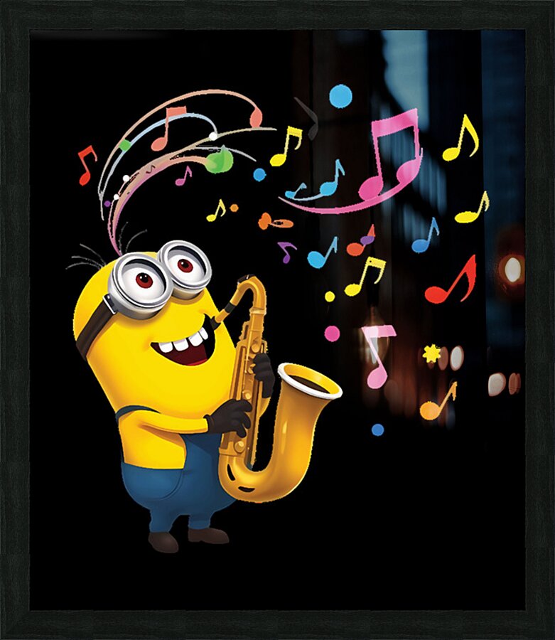 Minion 27 Picture Frame print