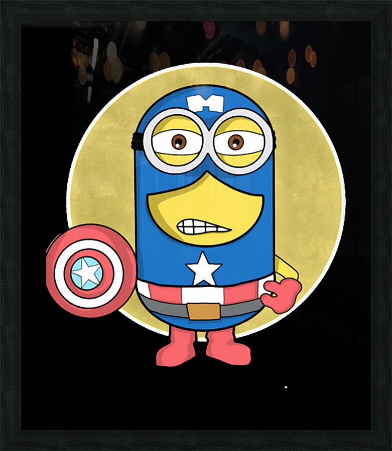 Minion 32 Picture Frame print