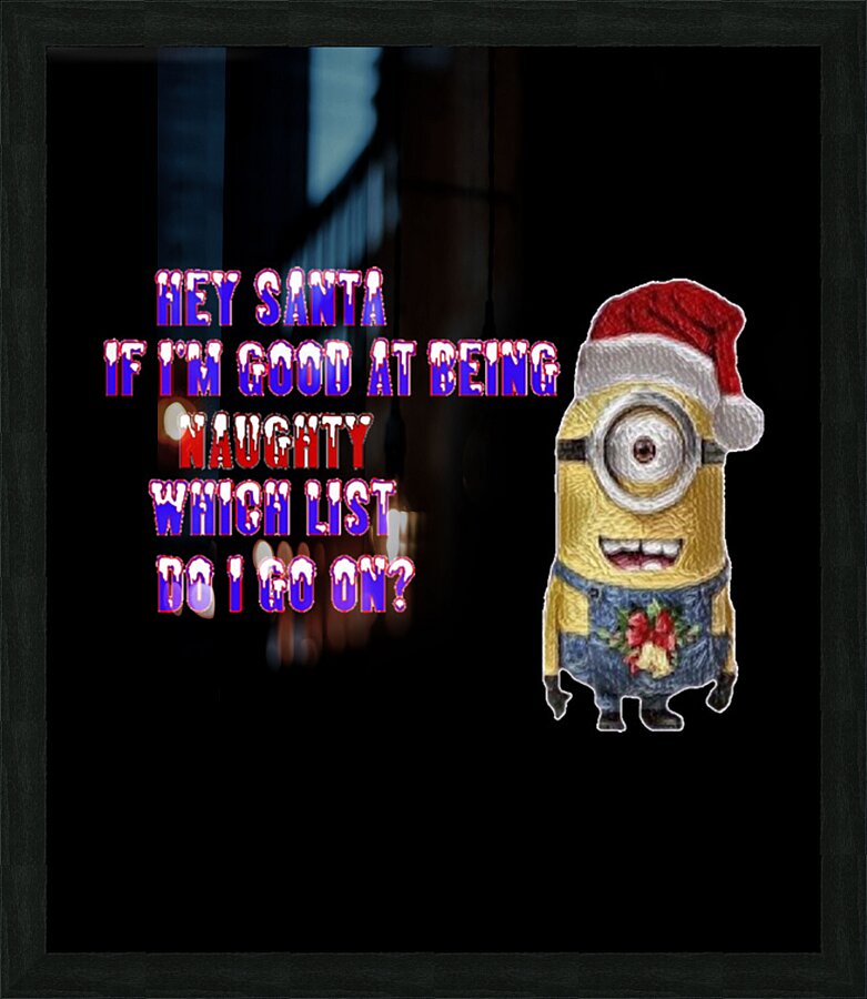 Minion 33 Picture Frame print