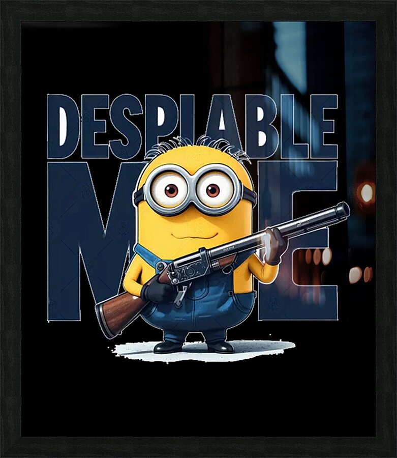 Minion 34 Picture Frame print