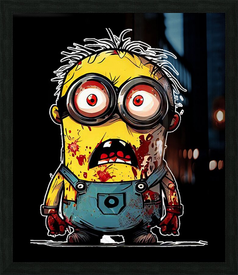 Minion 35 Picture Frame print