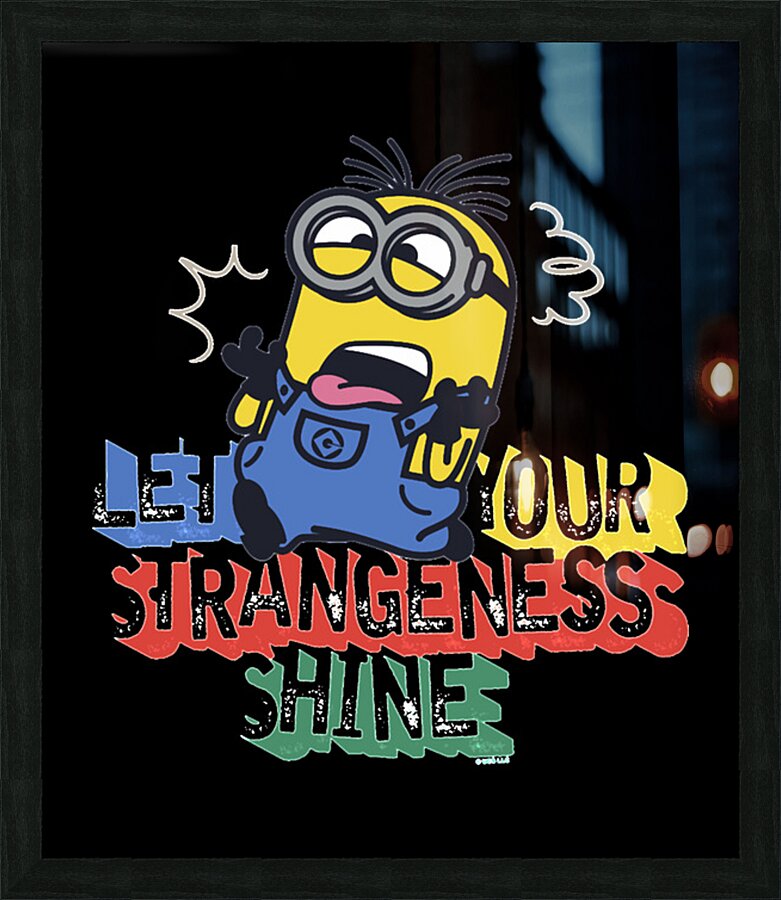 Minion 37 Picture Frame print