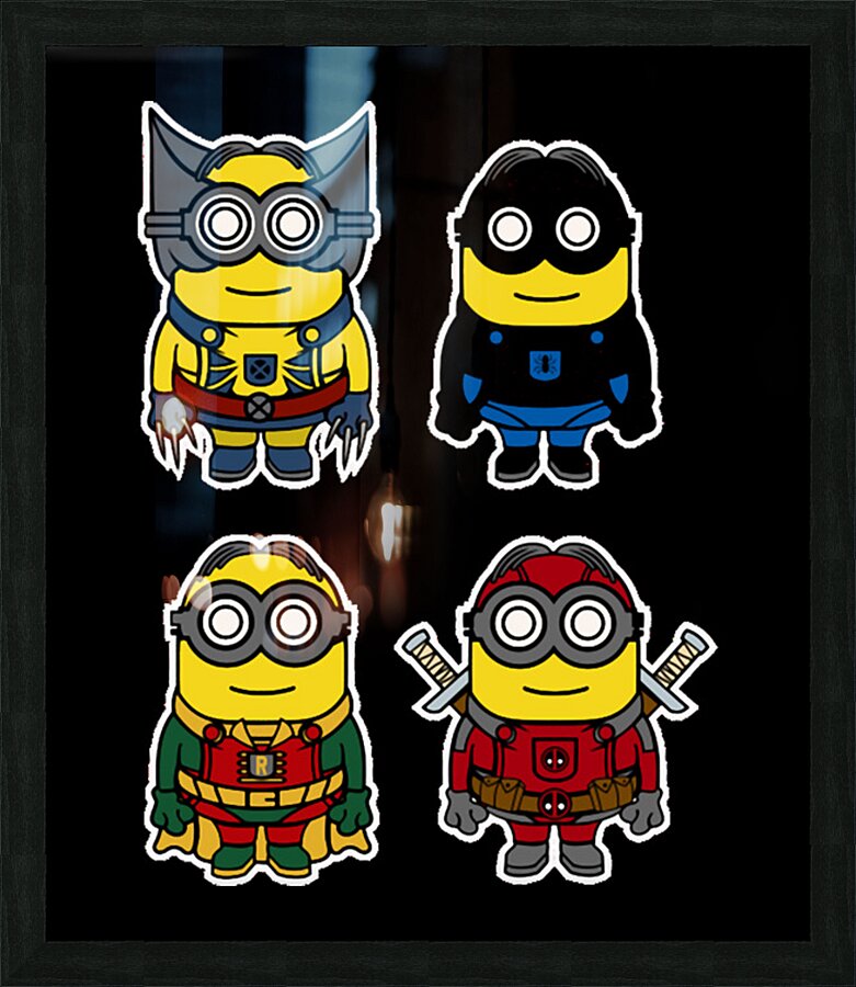 Minion 38 Picture Frame print