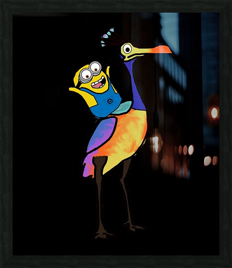 Minion 44 Picture Frame print