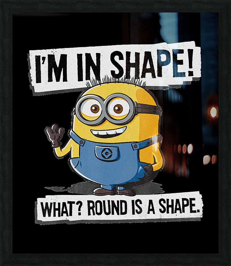 Minion 45 Picture Frame print