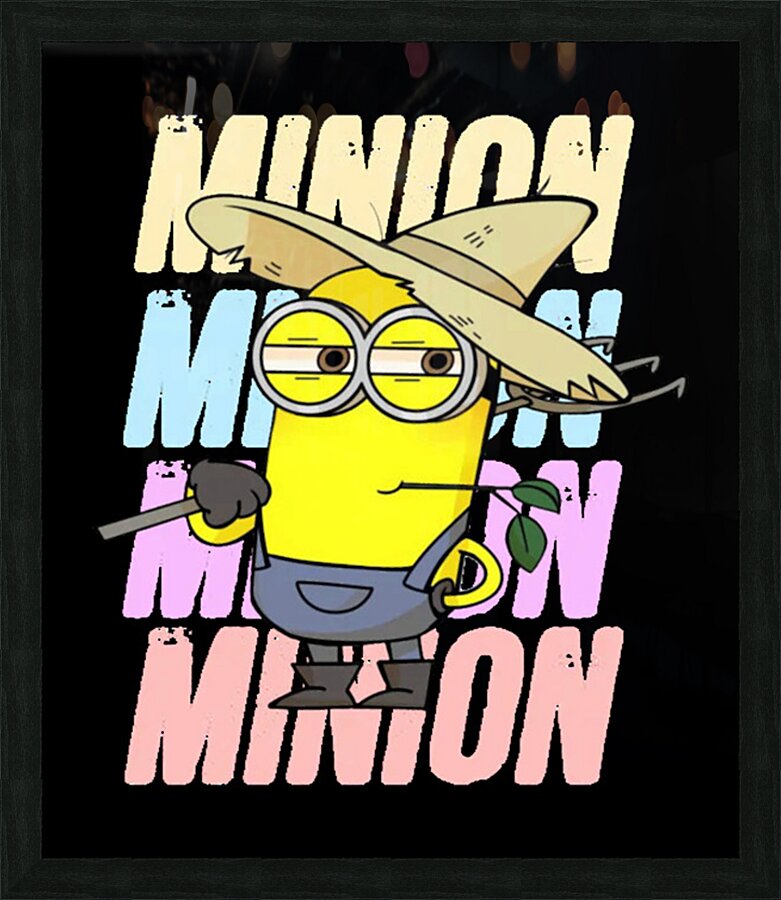 Minion 50 Picture Frame print