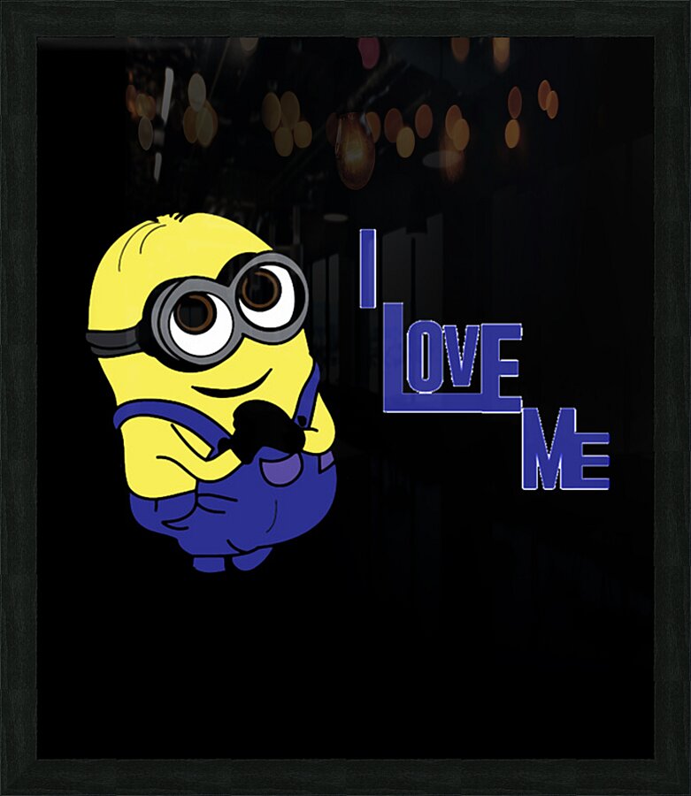Minion 55 Picture Frame print