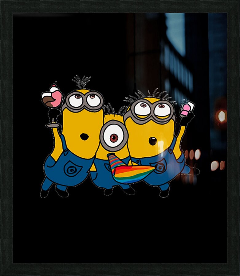 Minion 57 Picture Frame print