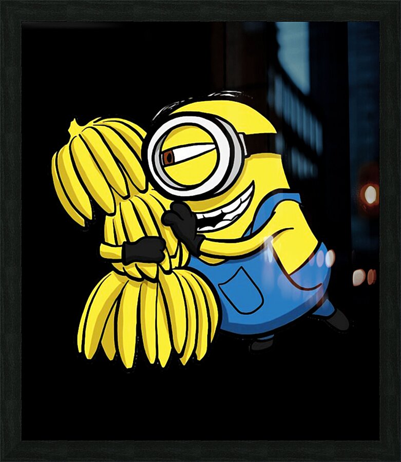 Minion 60 Picture Frame print
