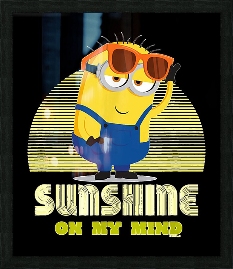 Minion 63 Picture Frame print