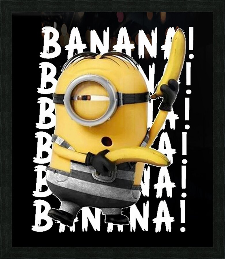 Minion 2 Picture Frame print