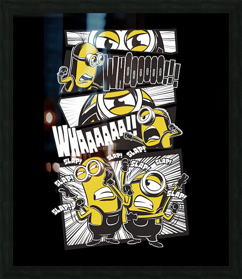 Minion 6 Picture Frame print