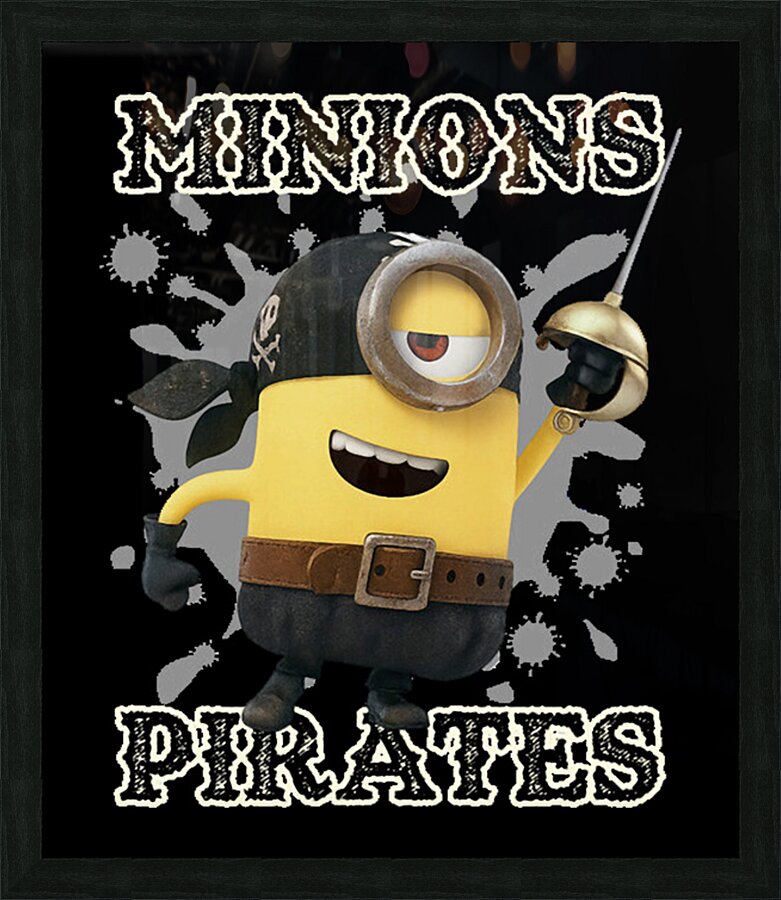 Minion 8 Picture Frame print