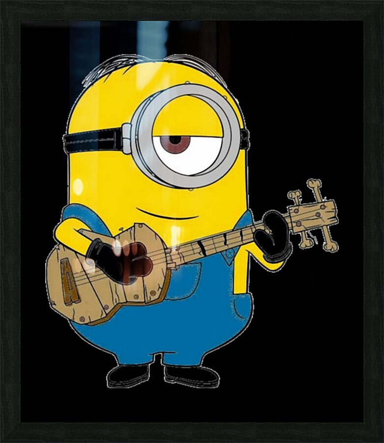 Minion 10 Picture Frame print