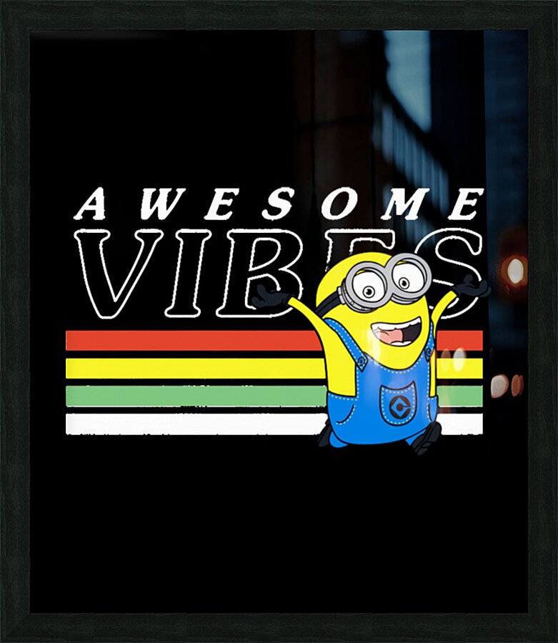 Minion 17 Picture Frame print