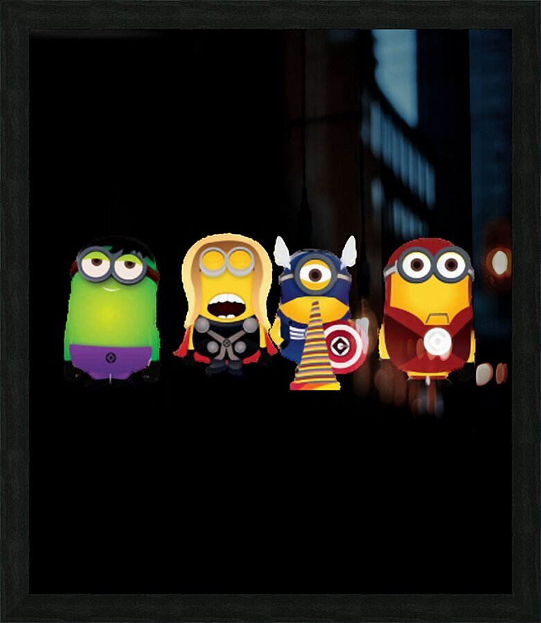 Minion 18 Picture Frame print