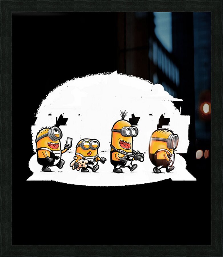 Minion 24 Picture Frame print