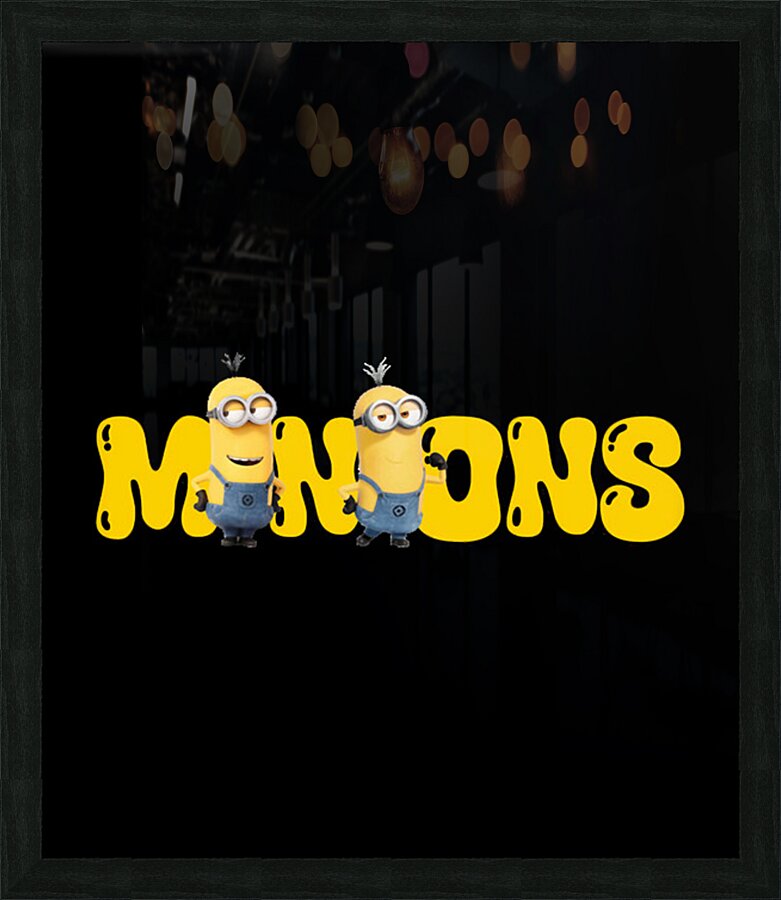 Minion 25 Picture Frame print