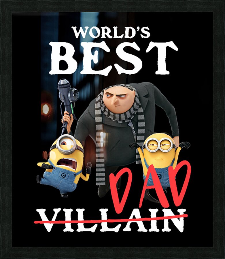 Minion 32 Picture Frame print