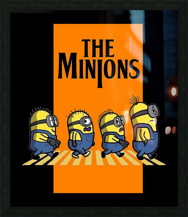 Minion 33 Picture Frame print