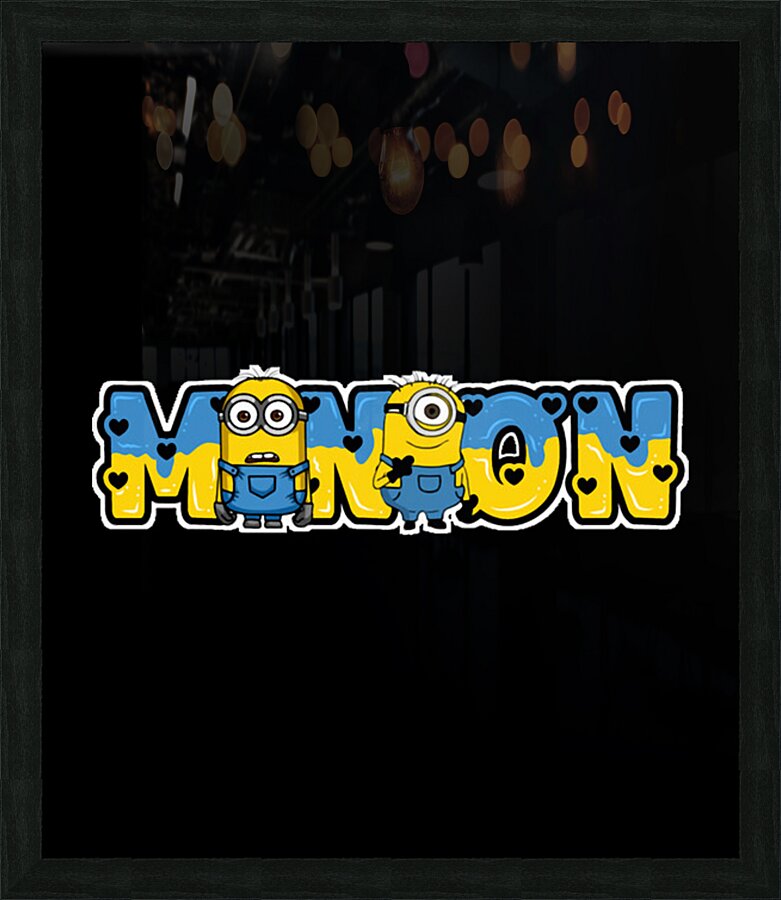 Minion 36 Picture Frame print
