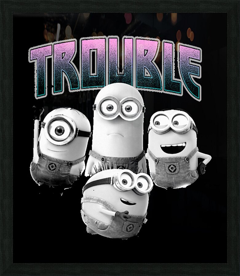 Minion 37 Picture Frame print