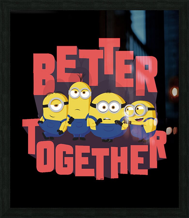 Minion 40 Picture Frame print