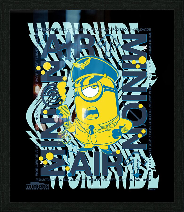 Minion 50 Picture Frame print