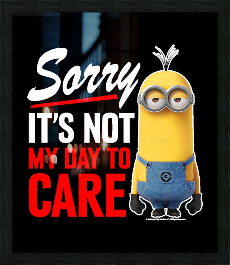 Minion 52 Picture Frame print