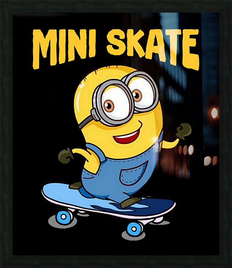 Minion 53 Picture Frame print