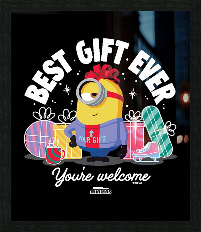 Minion 55 Picture Frame print