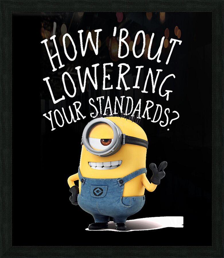 Minion 56 Picture Frame print