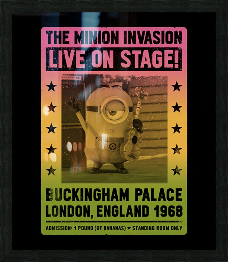 Minion 60 Picture Frame print