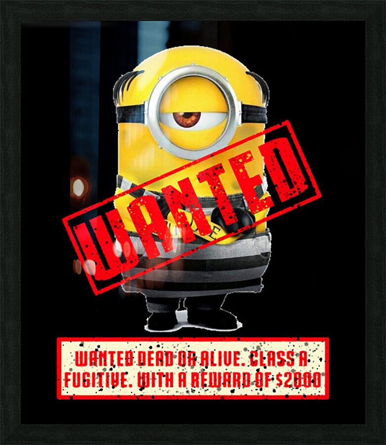 Minion 2 Picture Frame print