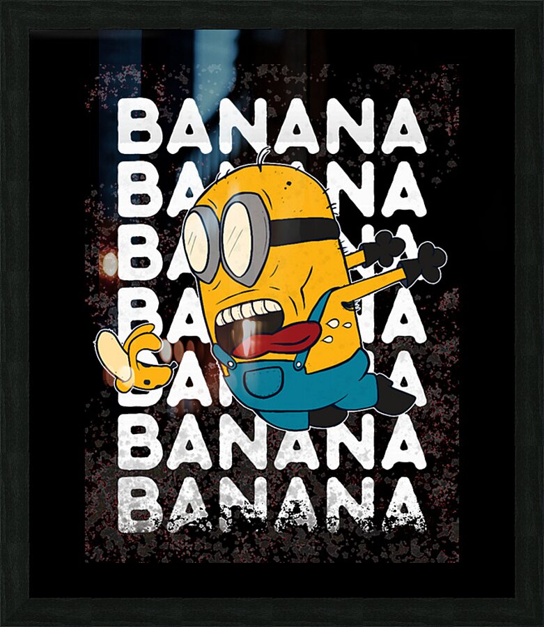 Minion 3 Picture Frame print