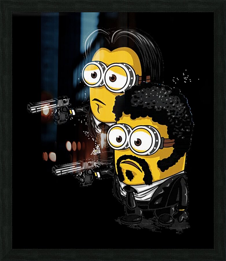 Minion 5 Picture Frame print