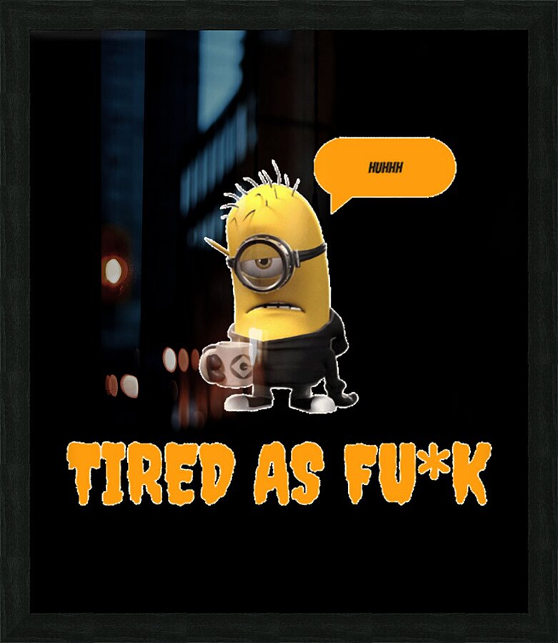 Minion 6 Picture Frame print