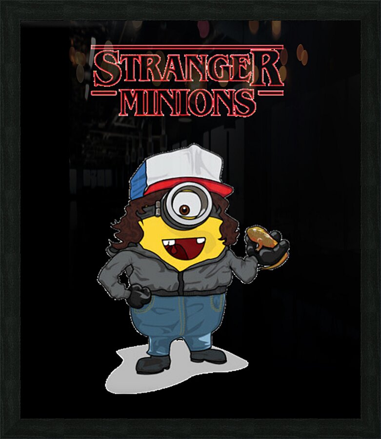 Minion 7 Picture Frame print