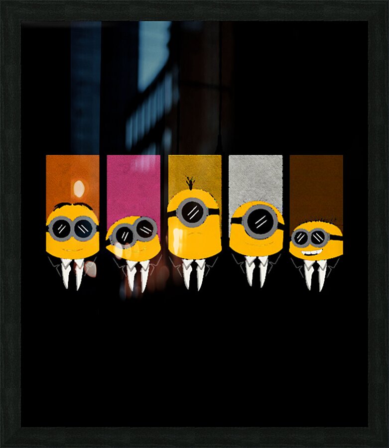 Minion 10 Picture Frame print