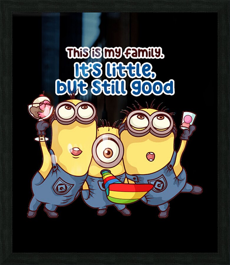 Minion 11 Picture Frame print